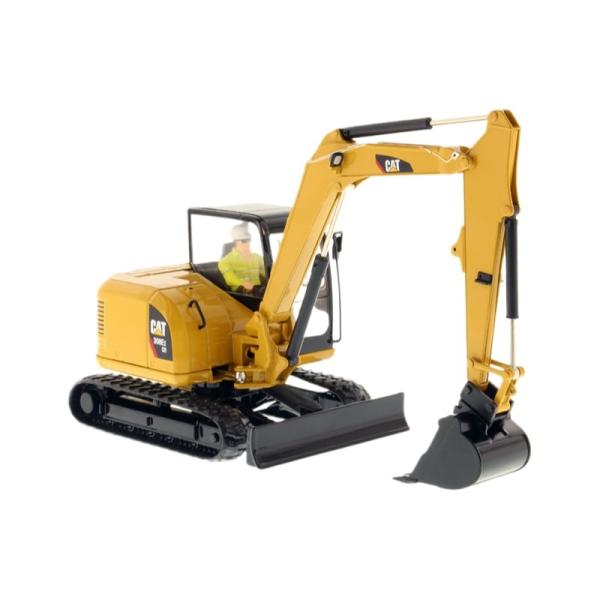 Diecast Masters Hydraulic Excavator Model with Tools Alloy Construction Vehicle 1/32 Scale 85239C