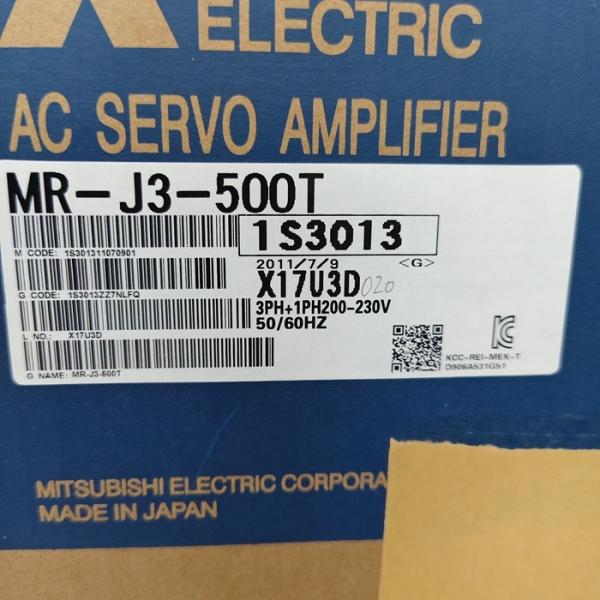 MR-J3-500T  MITSUBISHI MELSERVO-J3 Series AC Servo Drive Precision Motion Control For Industrial Automation