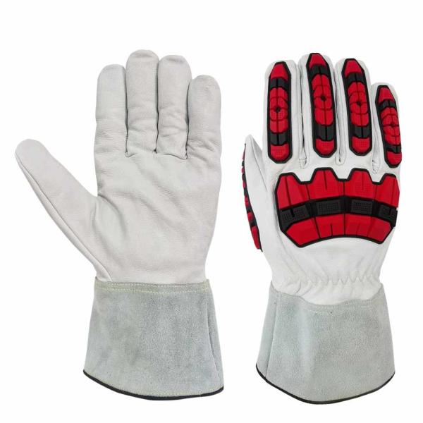 ANSI Cut A5  Oilfield Impact Gloves / Anti Impact Cut Resistant Gloves