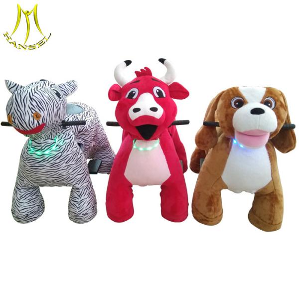Hansel wholesale carnival plush animals kids ride on animal toy car