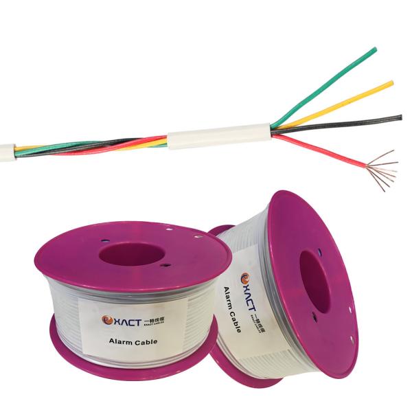 Bare Copper Wire 10X0.5mm Brown Unshielded Tinned Copper Alarm Cable for UK Market
