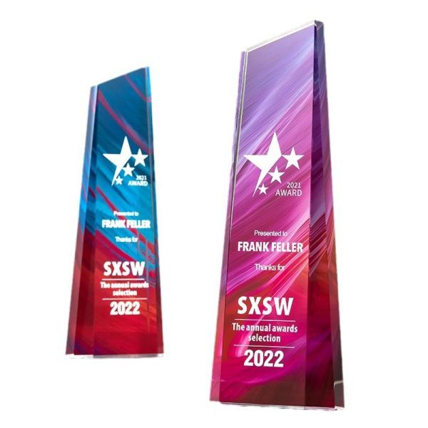 Премия Creative Acrylic с УФ-печатью, Люцитная доска для ежегодной конференции сотрудников компании и почетные звания