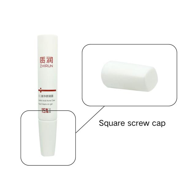 Plastic Roller Ball Body Skin Care Cream Lotion Soft Cosmetic Packaging Squeeze Oval Tubes Cuticle Oil