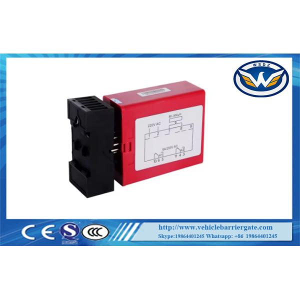 Wonsun Single Channel Vehicle Detector Safety Boom Barrier Wireless Loop Detector For Parking Car System