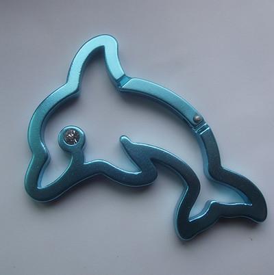 Popular bone shape fashion carabiner key holder manufacture irrregular shape custom hook