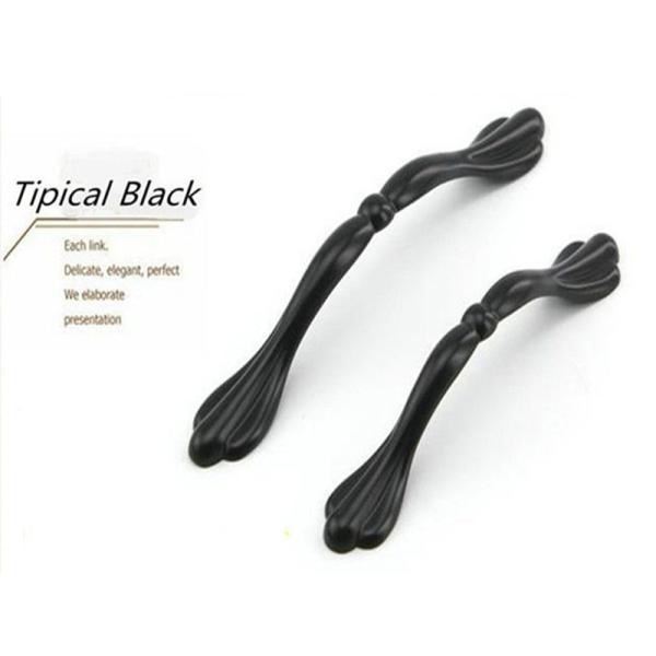 Fashion Kitchen Cupboard Door Handles 192mm Black Kitchen Handles Office Table Drawer Pulls