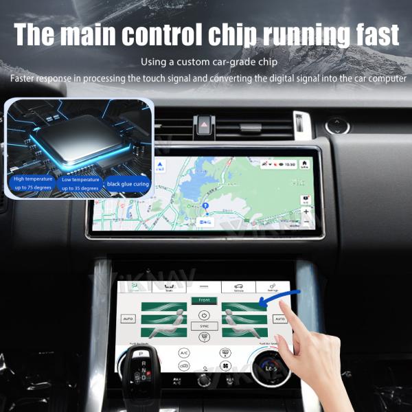 Android 13.0 head unit For Land Rover Range Rover Sport L494 2013-2017 touch screen climate control car stereo with AC