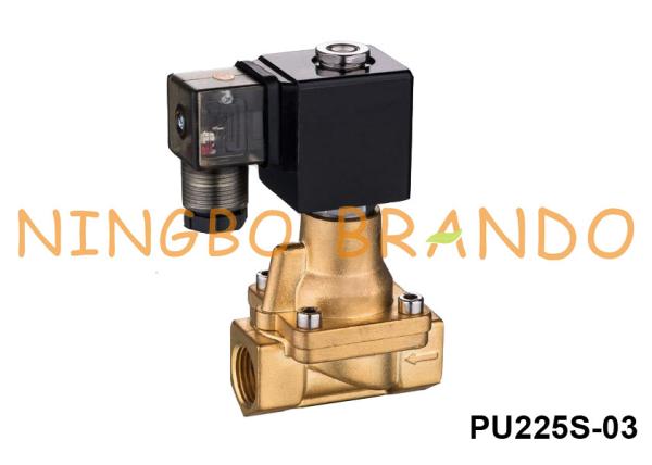 Type 3/8 du Shako PU225S-03 vanne électromagnétique en laiton de vapeur 24V 110V 220V