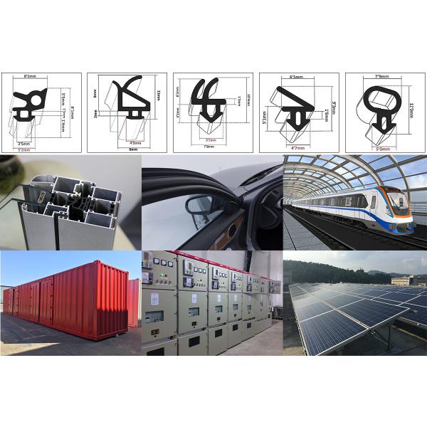 Soundproof d Type Rubber Seal Strip Epdm Rubber Seals Strip for Car Windproof Strip Car Rubber Door Trim Edge protection Seal