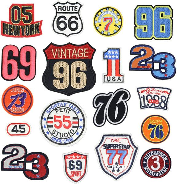 Custom Logo Embroidery Patches Wholesale Heat Press Designer Woven Patches Iron On Woven Hat Patches Embroidered For Clothes