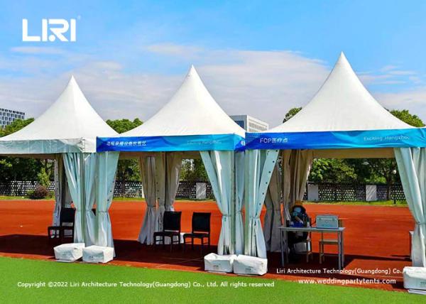 White Removable Event Wedding Party Marquee Gazebo Pagoda Tent 10x10m