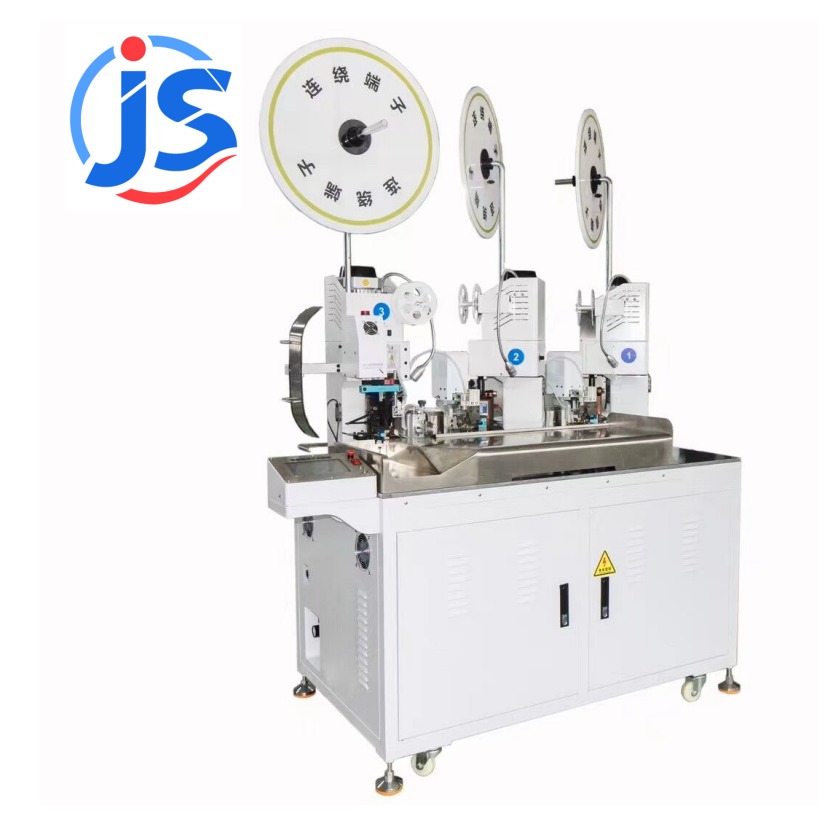New Model Automatic Three Ends Crimping in One Terminal Press Machine with Cable Cutting Strip One-stop Service Agent Price