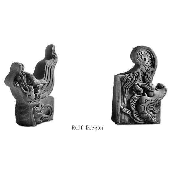 Ремесло Unglazed газебо Matt черепиц глины газебо китайского изогнутое Handmade