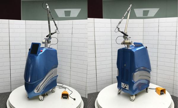 Korea Lab 7 joints Arm Closed Circuit Water to Air 585nm/650nm Lambda ink head optional  Best Picosecond laser machine