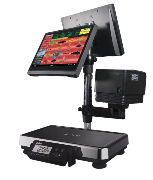 Supermarket Dual Screen Payment Kiosk HDD-780 with Weight Scale and 80mm Thermal Printer