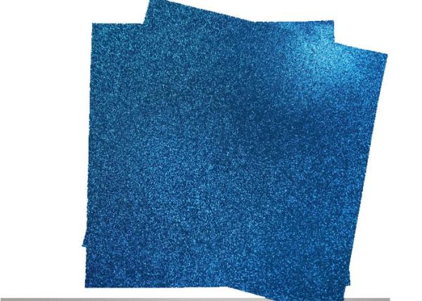 Kindergarten DIY Card Artwork Self Adhesive Glitter Paper With Even Surface Coating