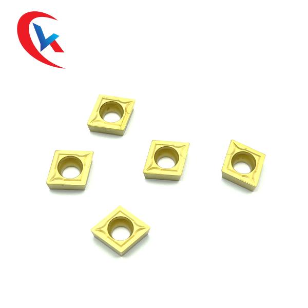 CCMT09T304 Tungsten Carbide Inserts Chemical Coating For Steel Parts