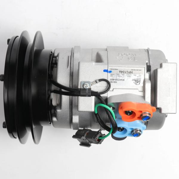Compresor de aire acondicionado 447220-4053 para excavadora con orugas PC200-10 PC360-10 PC450