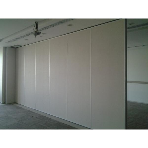 Movable Soundproof Office Partition Walls With Aluminum Sliding Tracks System