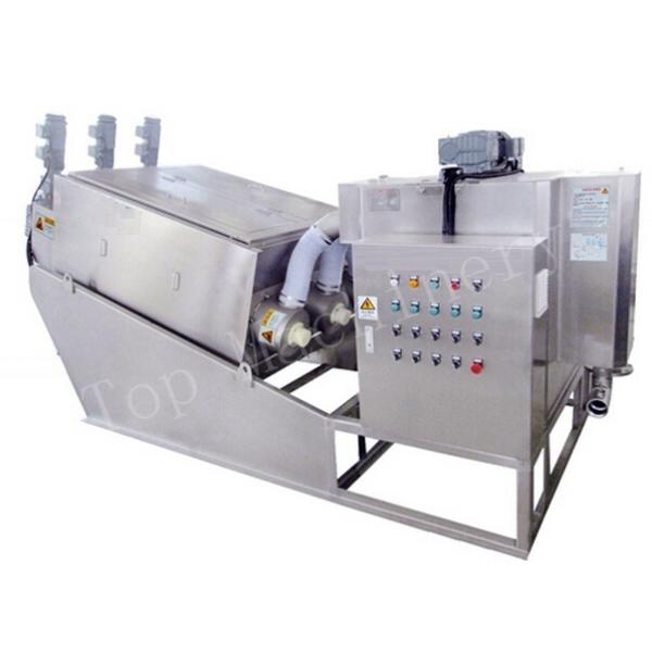 Раствор для очистки воды Отходы грязи Обезвоживание Винтовой пресс для убойной машины