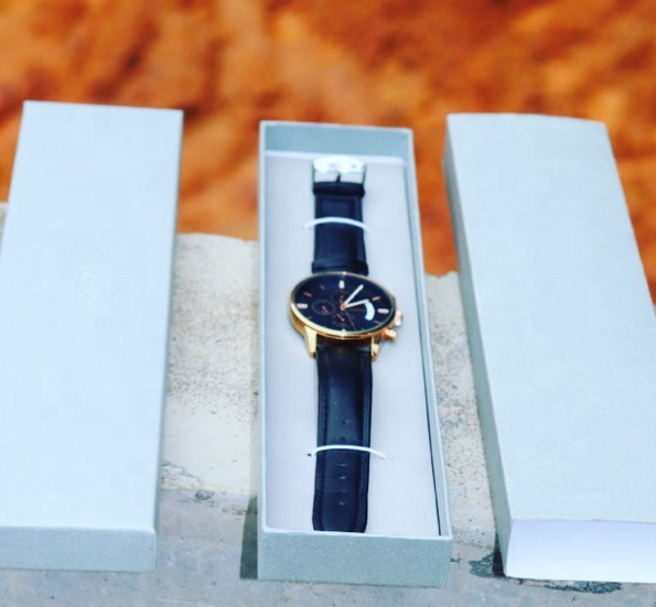 PU Leather Paper Watch Box with Environmental Protection and Custom Logo/Color/Size
