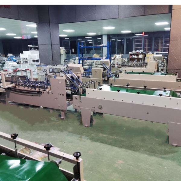 Small Box Folding Machine Folder Gluer Parts 3ACQ 580D Output Department Included
