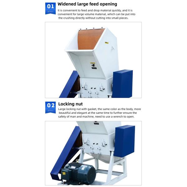 Pe Pp Pvc Pet Waste Shredder Пластиковые переработки Молющая машина 800 Молющая машина