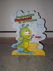 POP Custom cardboard standee display with 4C printing manufacture
