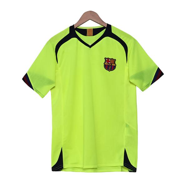 Away Retro Fan Football Shirts Ronaldinho Era Classic for Barcelona 2005-2006 Season