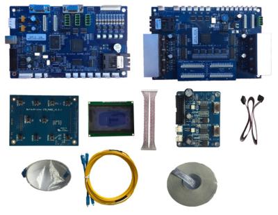 Sistema de impressora a jato de tinta USB 2.0 DX7 de cabeça dupla para impressora de pirografia de tinta branca