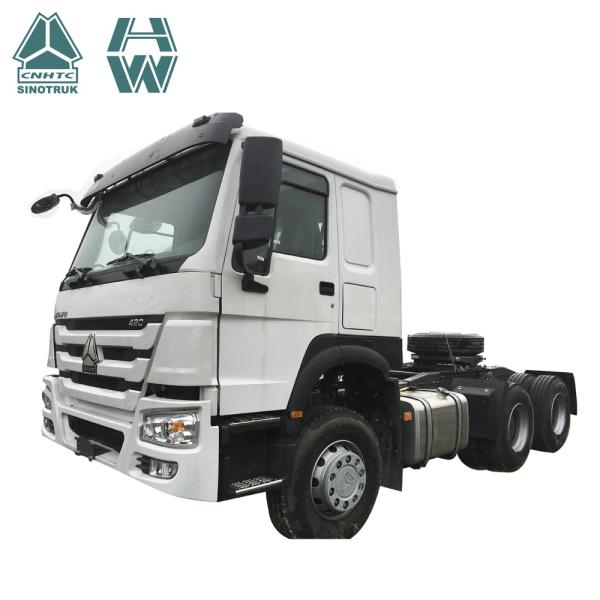 Howo sinotruk 4x2 LHD 450hp new heavy duty chinese trucks tractor head cargo truck trailer with 10 wheels tractors