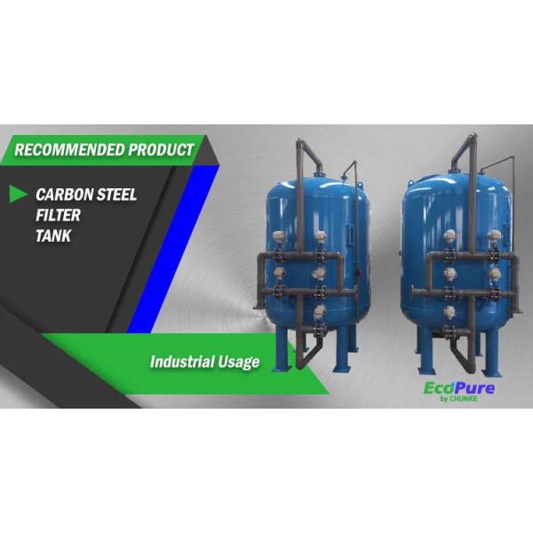 Фильтр Vessle корпуса фильтра углерода/песка для оборудования Pretreatment системы RO