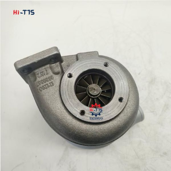 Excavator Engine Turbocharger DB58 DB58TIS HX35 HX35W 65.09100-7080 65.09100-7080A 3539678 DX225 DH220-5 DH200-7 8 inlet blades 12 outlet blades