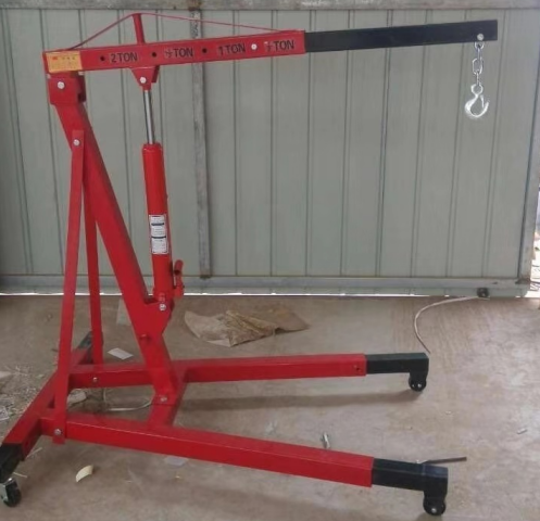 Гидравлический кран двигателя 2 тонн складной, кран с поднимающейся укосиной двигателя автомобиля 230cm