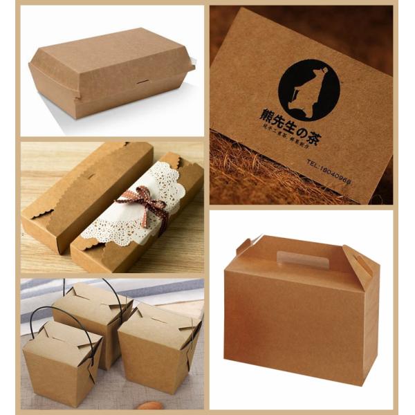 доска пищевого контейнера kraft доска пищевого контейнера 270g Recyclable Compostable Kraft для коробки салата