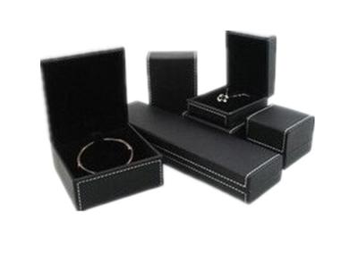 High End Leather Jewelry Box Elegant Style UV Coating Embossed Eco - Friendly