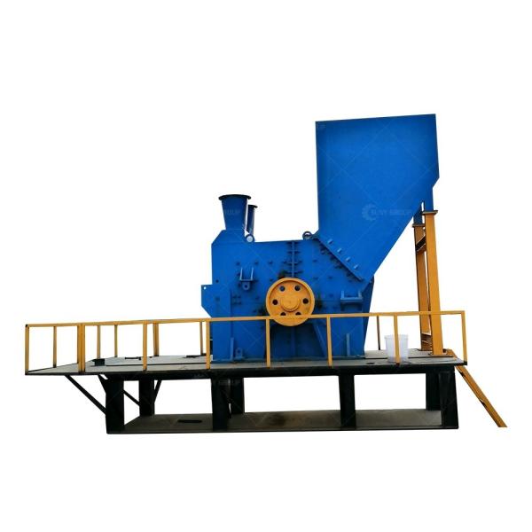 Cruseuseuse à marteaux à déchets métalliques à haute productivité de 155 kW pour le concassage des déchets de moteurs lourds