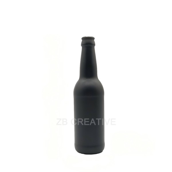 Glass Beer Bottles 330ml Amber Flint Crown Cap Craft Brew Container 293g CY-307