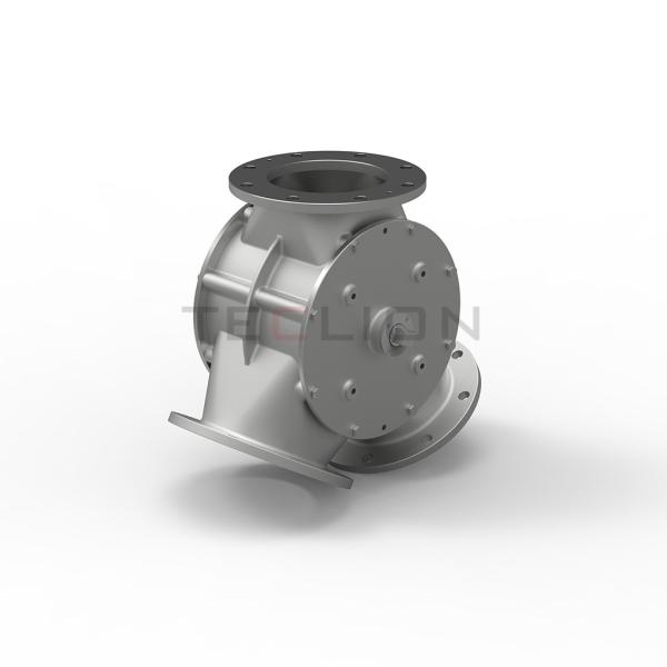 Full Bore Plunger Plug Pneumatic Diverting Gate Valves For Powders Or Granular Products