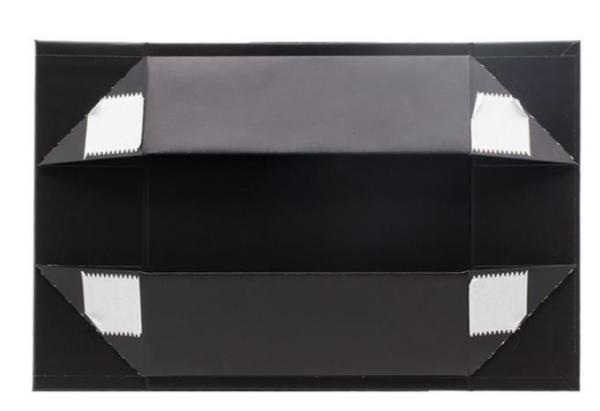 PMS Mildewproof Garment Gift Boxes Large Black Cardboard Magnetic Closure FSC
