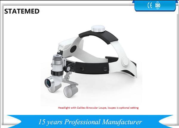5W High Illumination Power Rechargeable Surgical Headlamp Medical Led Headlight With Galileo Binocular Loupes