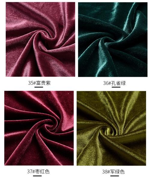 Printed Yellow Velvet Upholstery Fabric 250GSM Black Vintage Velvet Upholstery Fabric