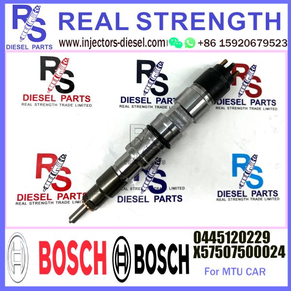 Diesel fuel Injector 0445120229 X57507500024 for bosch engine MTU BR1600