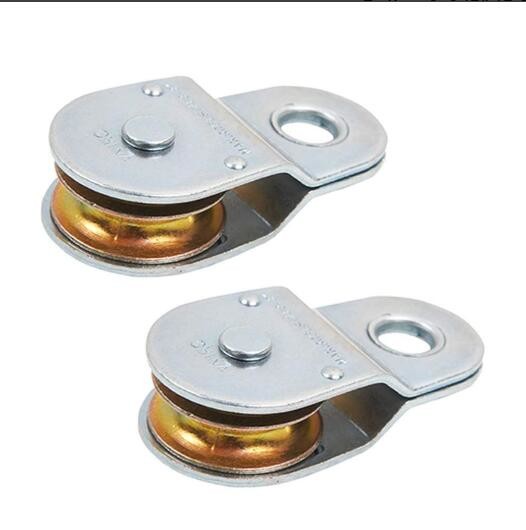 Fixed Eye Rope Cable Pulley Heavy Duty Single Wheel Swivel Pulley