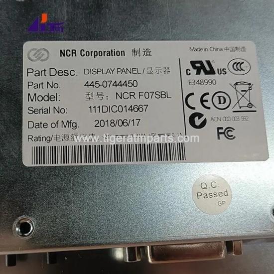 ATM Machine Parts NCR SelfServ Compact Operator Panel COP 7 Inch 445-0744450