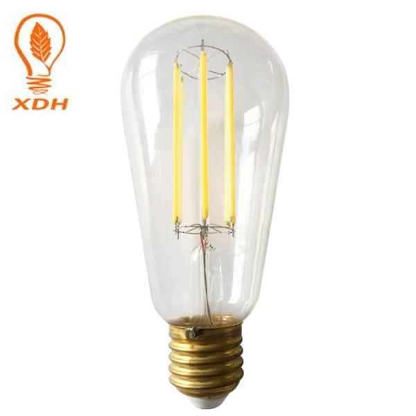 ampoules décoratives 6W E26 Dimmable Edison Bulb de filament de 240V St64