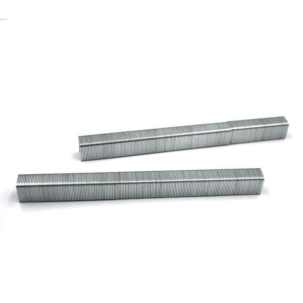 ISO Standard U-Type Nail 22 Gauge Staple 3/8 Crown 16mm 7116 for Furniture Decoration