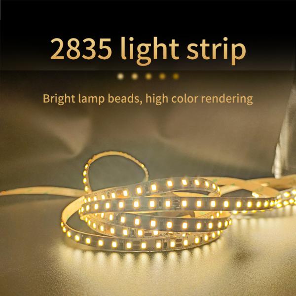 Hotel SMD 2835 LED Strip 120pcs Low Voltage 12V / 24V For Cabinet Bathroom Mirror