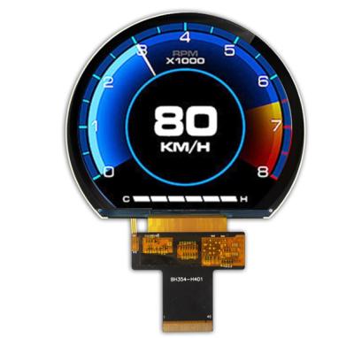 3.54 Inch Round LCD Panel for motocycle cluster