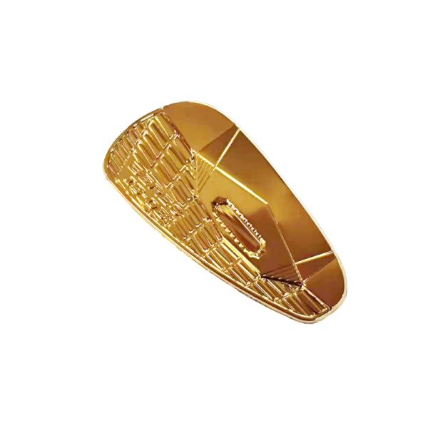 High End Nickel Silver Metal Signs Professional Manufacturing for Electroplated Logos